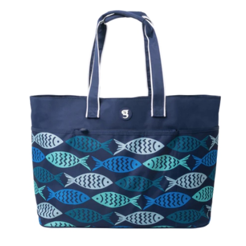 Beach Tote – Blue Fish