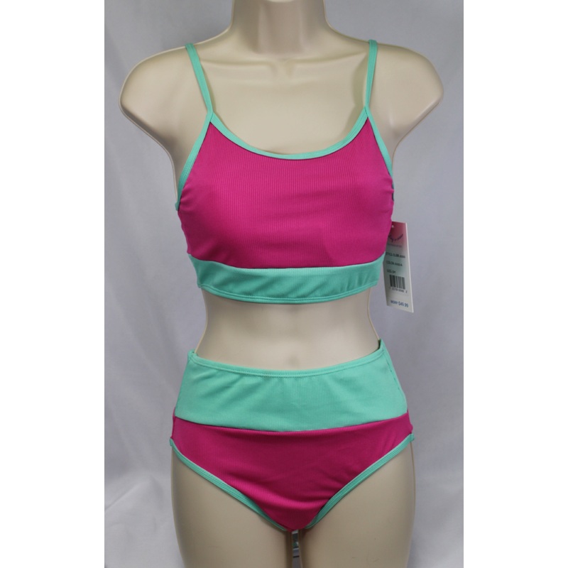 Color Block Two-Piece Swimsuits Bottoms
