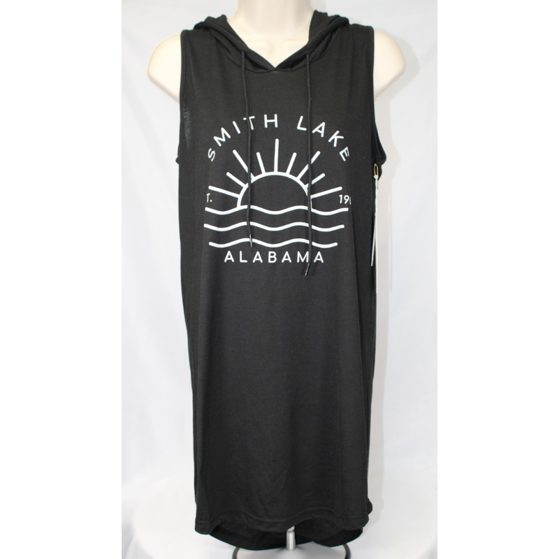 Current Mood Hooded Dress Cover up  – BLACK-SMITH LAKE