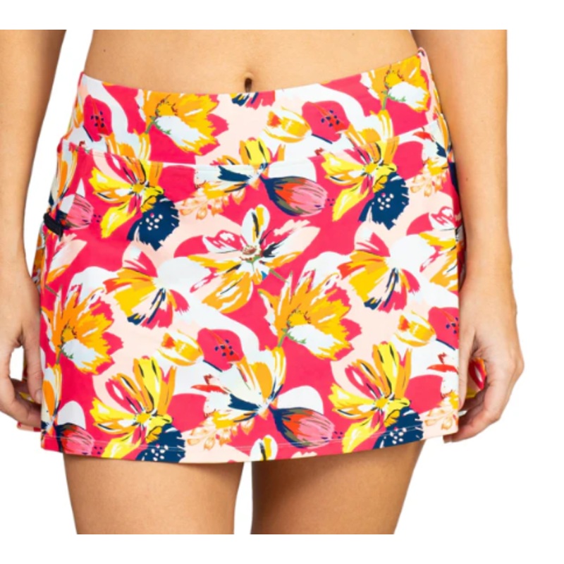 Daydream Missy Side Zipper Swim Skirt w/ Pockets