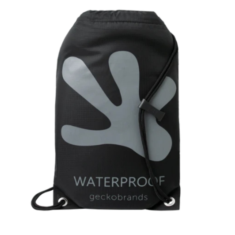 Drawstring WP Backpack – Black / Grey