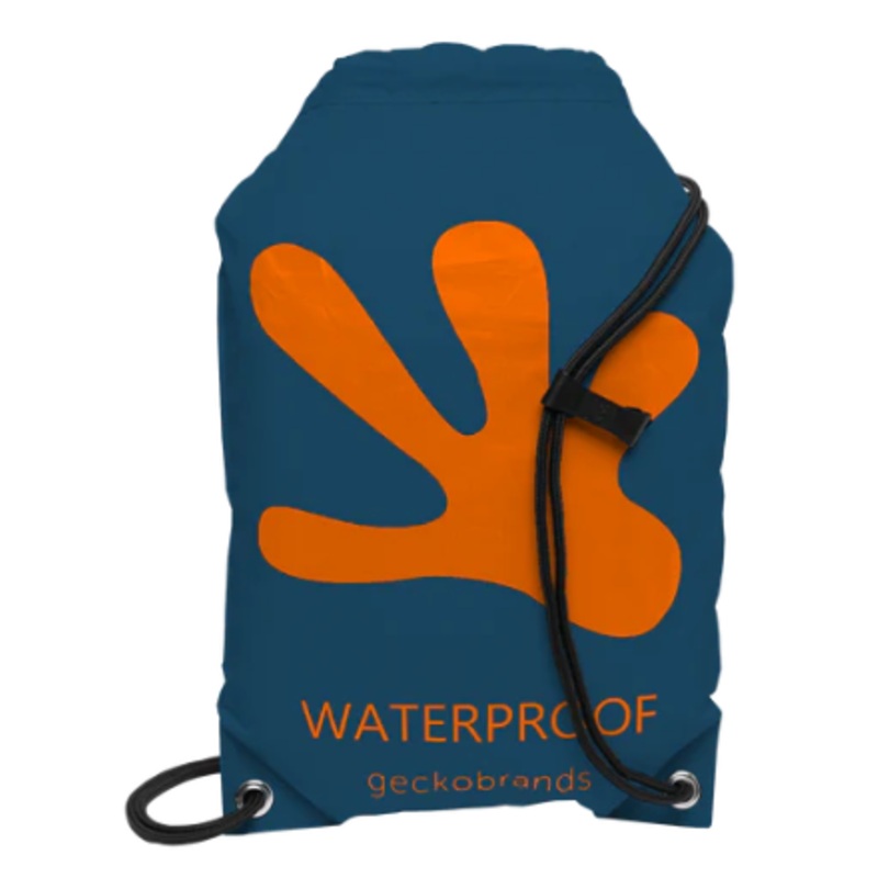 Drawstring WP Backpack – Navy/Orange