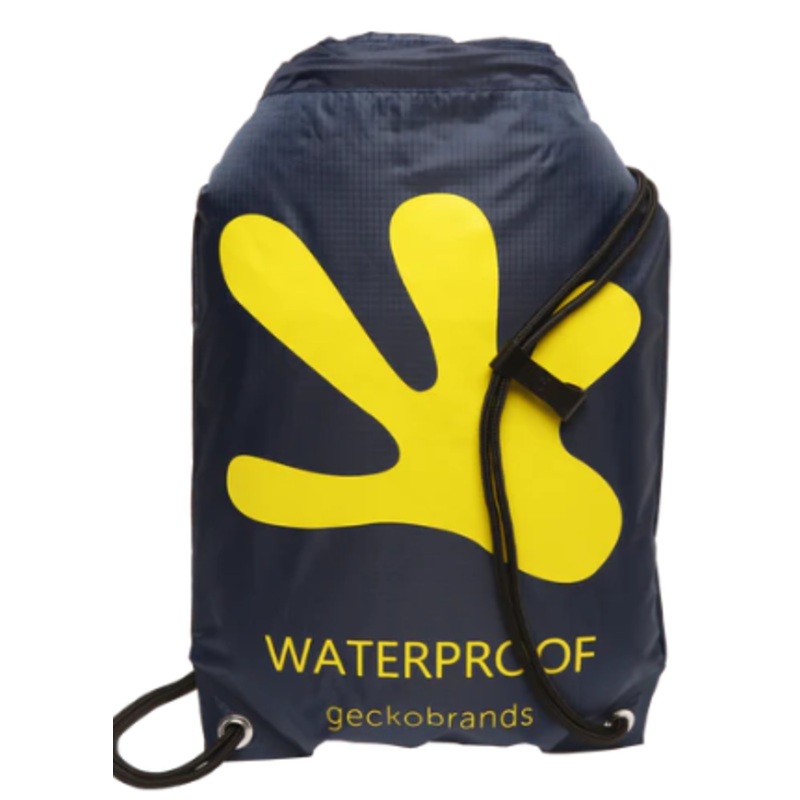 Drawstring WP Backpack – Navy / Yellow