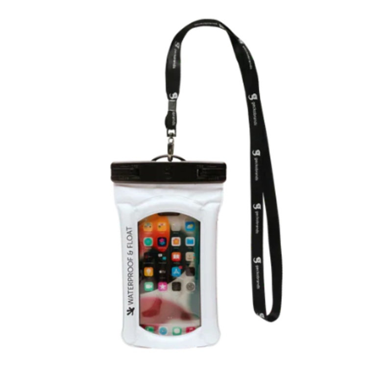 Float Phone Dry Bag – White