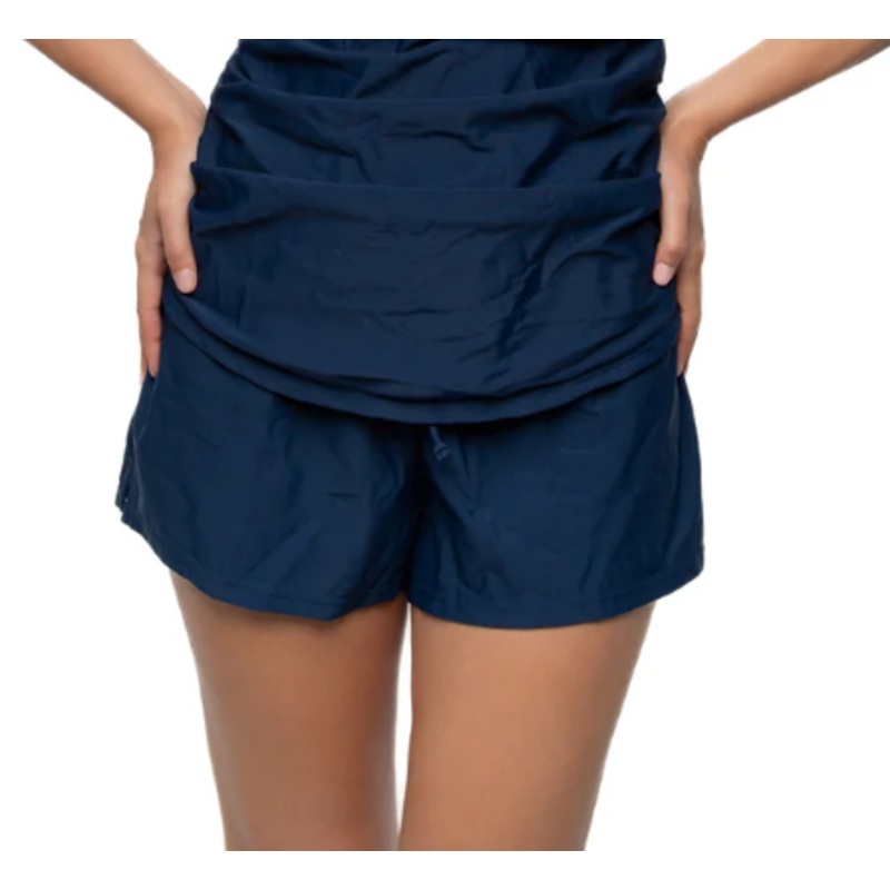 Missy Tie Swim Short – Navy