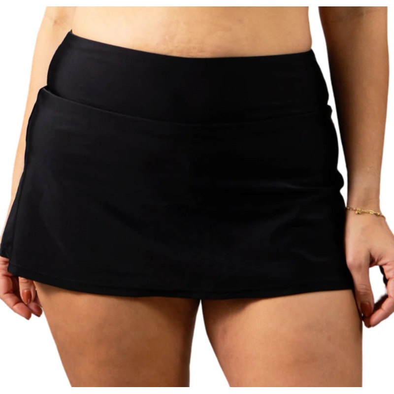 Plus Swim Skirt – Black
