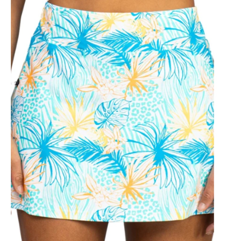 Waikiki Beach Missy Side Zipper Swim Skirt w/ Pockets