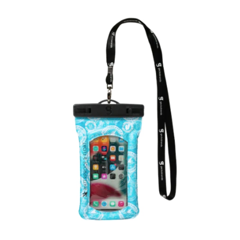 Waterproof Float Phone Dry Bag, Teal Margaritaville Toss