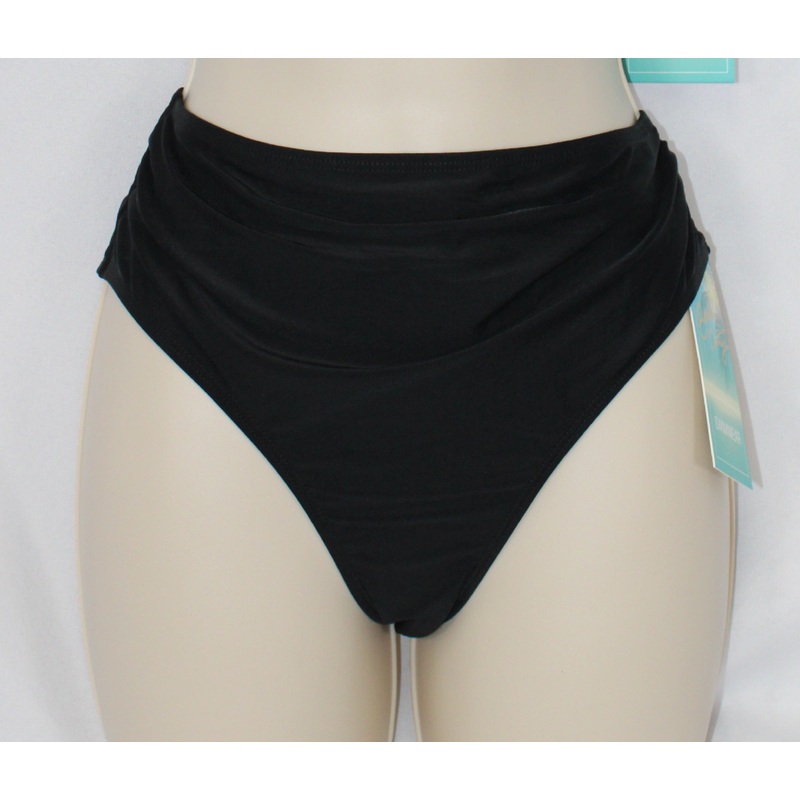 Women’s Bikini High Waisted Bottoms Classic Black