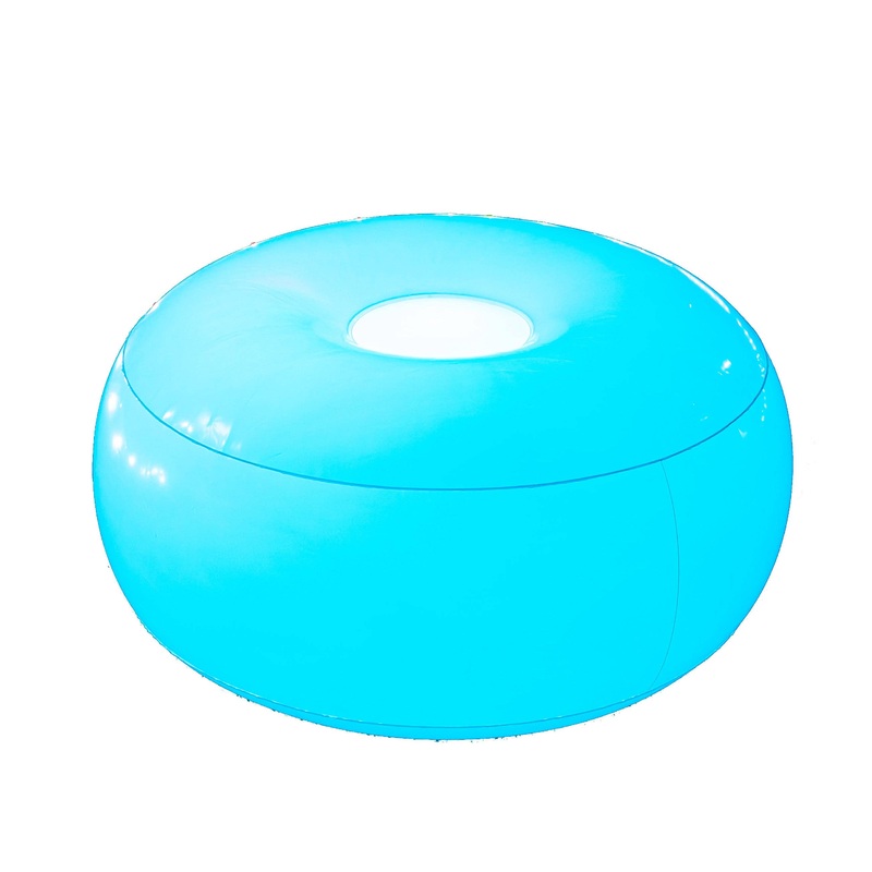 AirCandy Inflatable Illuminated LED Ottoman