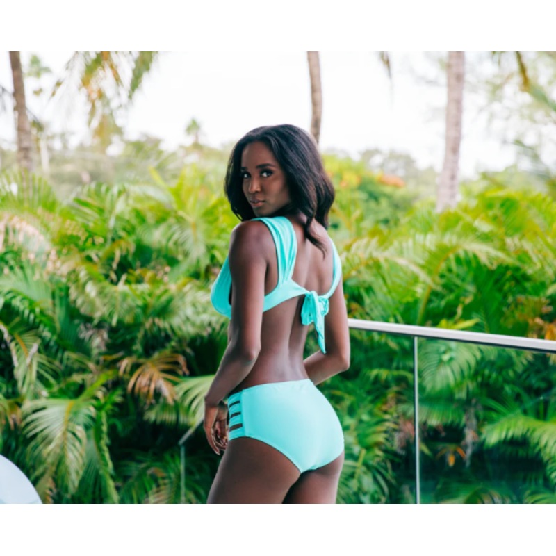 High Waisted Bottom Seafoam