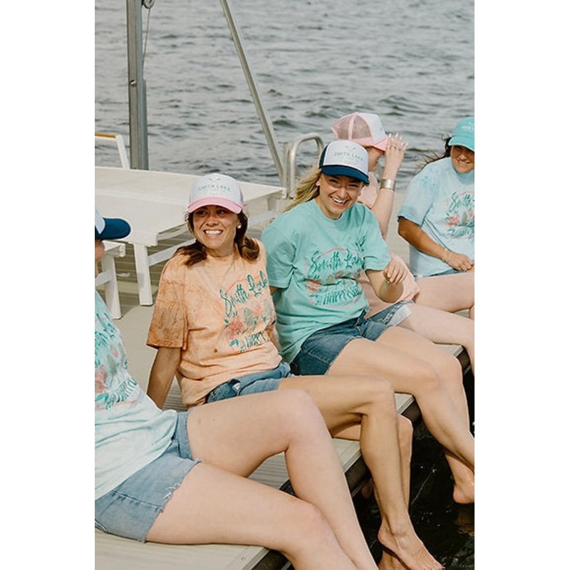 Retro Surfer Sunset Smith Lake Tee by The Lake Co.