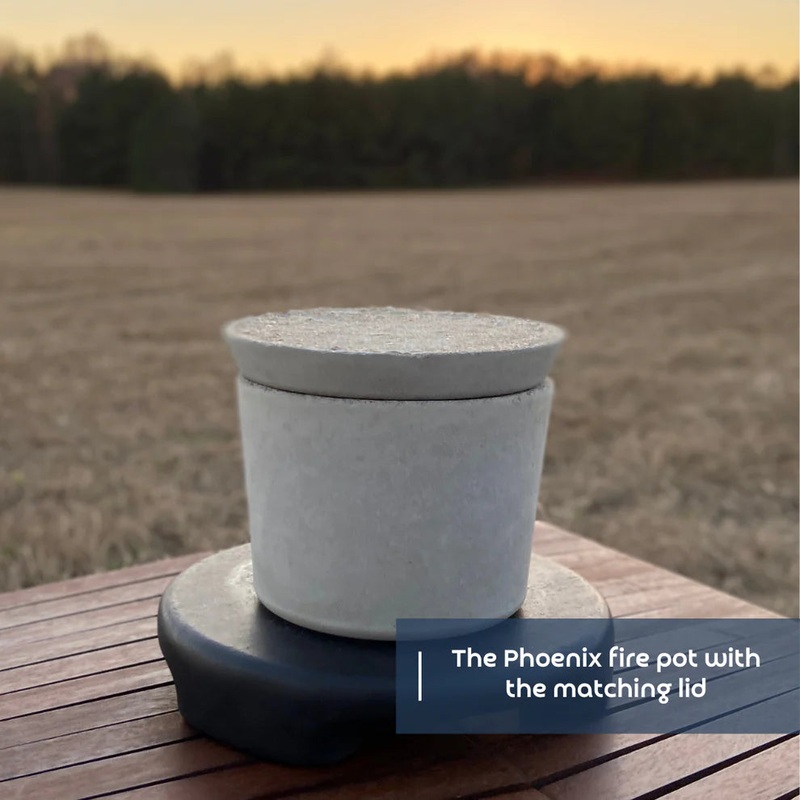 Simply Lit Fire Pots Phoenix (4 x 5)  A compact, 7-pound