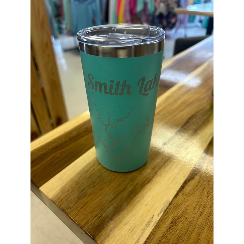 Smith Lake 12 oz Skinny Tumbler, Stainless Steel Insulated Slim Tumbler