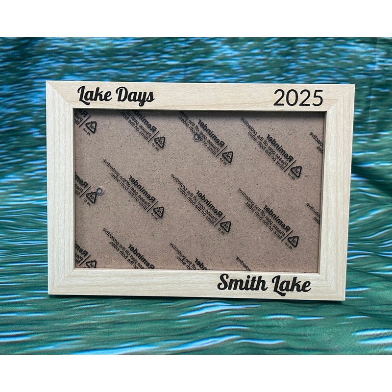 Smith Lake Wooden Picture Frame 4×6 – Natural