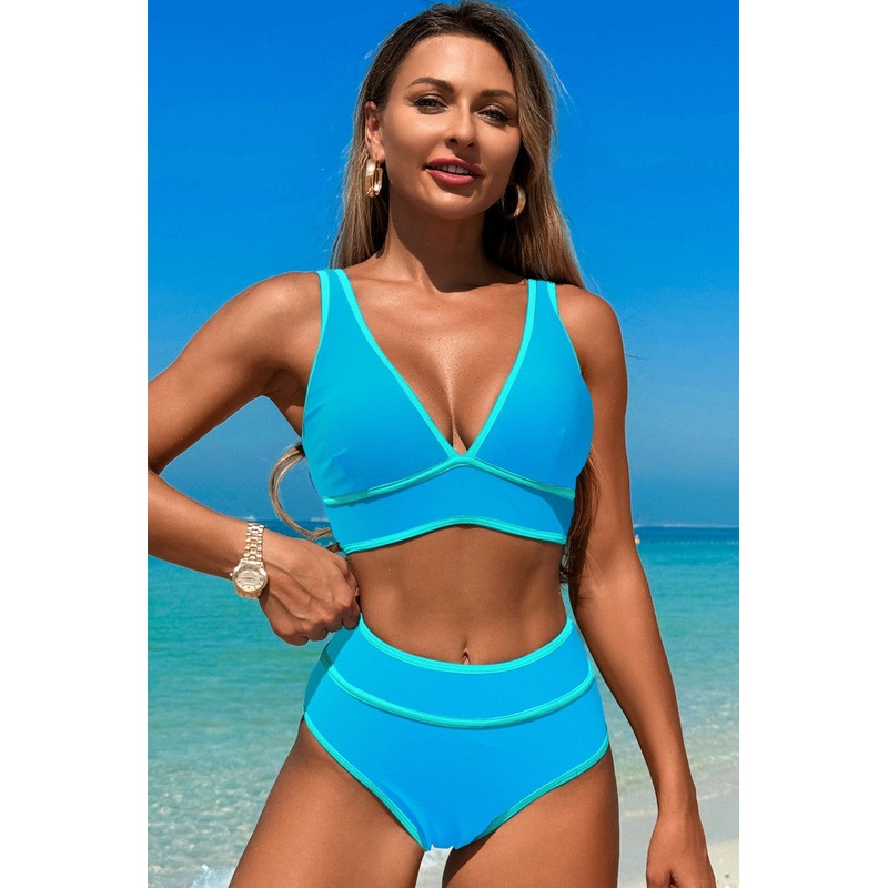 Two Pieces V Neck Bikini Brief Bottom Swimsuit (Sold by Piece)