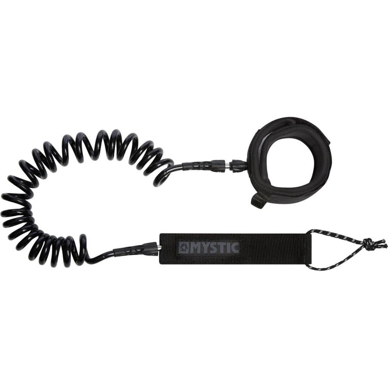 Mystic Coiled Ankle/Calf Leash – Black
