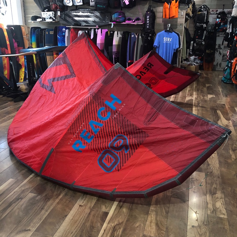 2021 North Reach 9m Kite Used Red