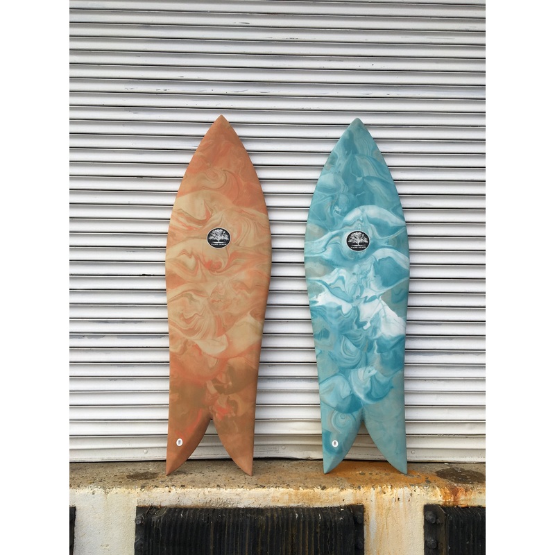 5’9″ Mick Mackie Deep Side Cut Fish w/ Fins