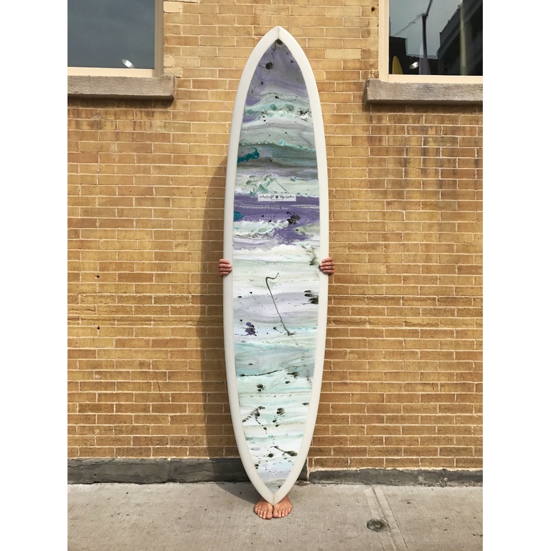8’2″ Ryan Lovelace Thick Lizzy – Creme/Abstract