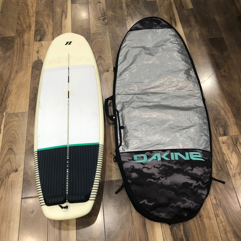 North Cross  Kitesurf board 5’0, Dakine bag & Fins Used