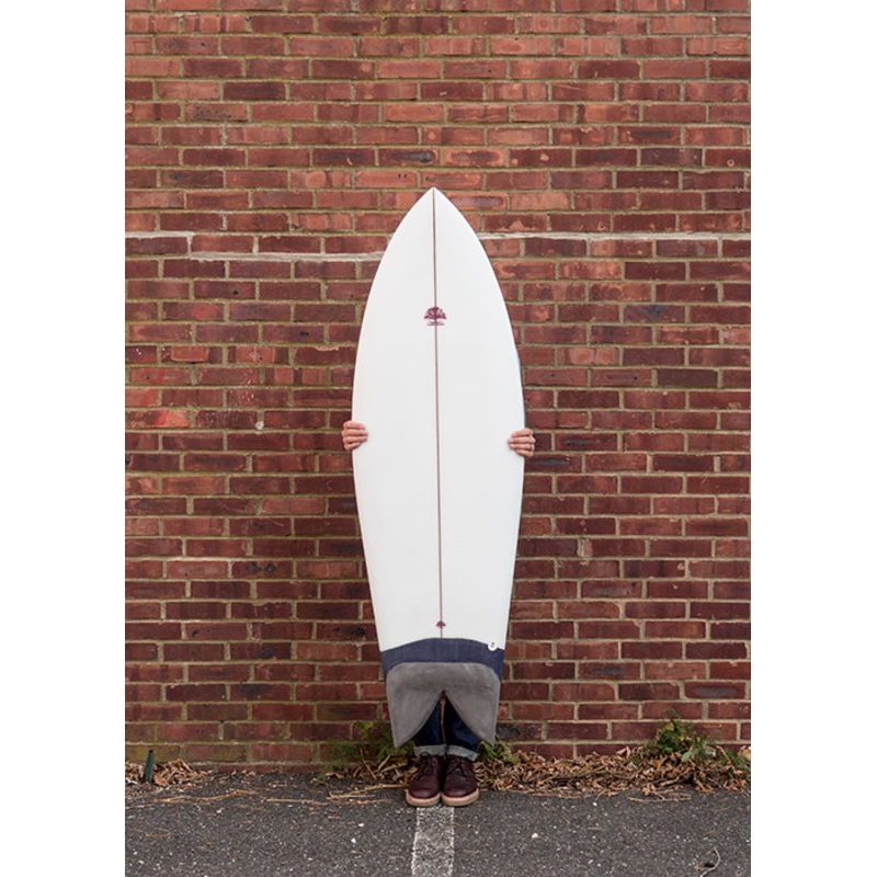 5’6″ Mick Mackie Flex Tail Quad Fish – Clear EPS