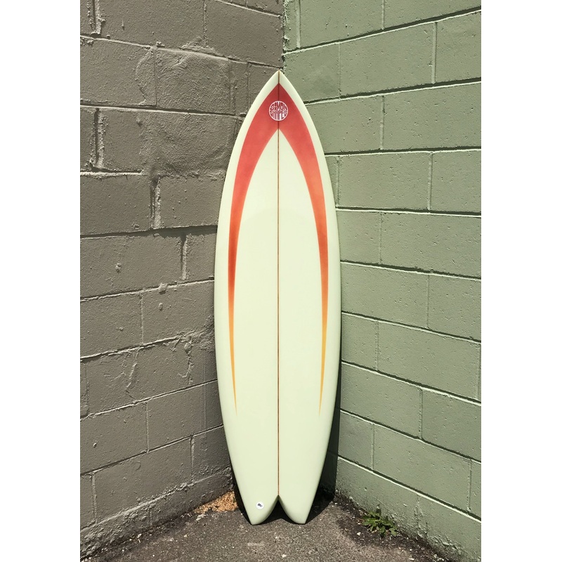 5’8″ Simon Shapes Swallow Tail Quad