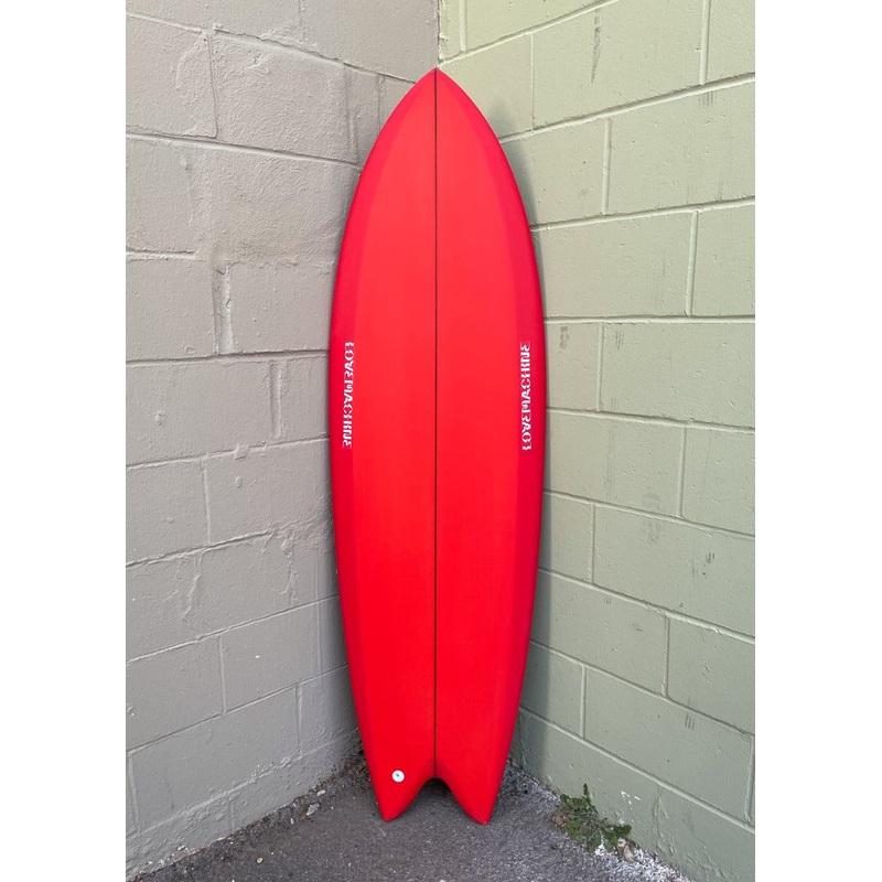 5’9″ Lovemachine Surfboards Wills Fish