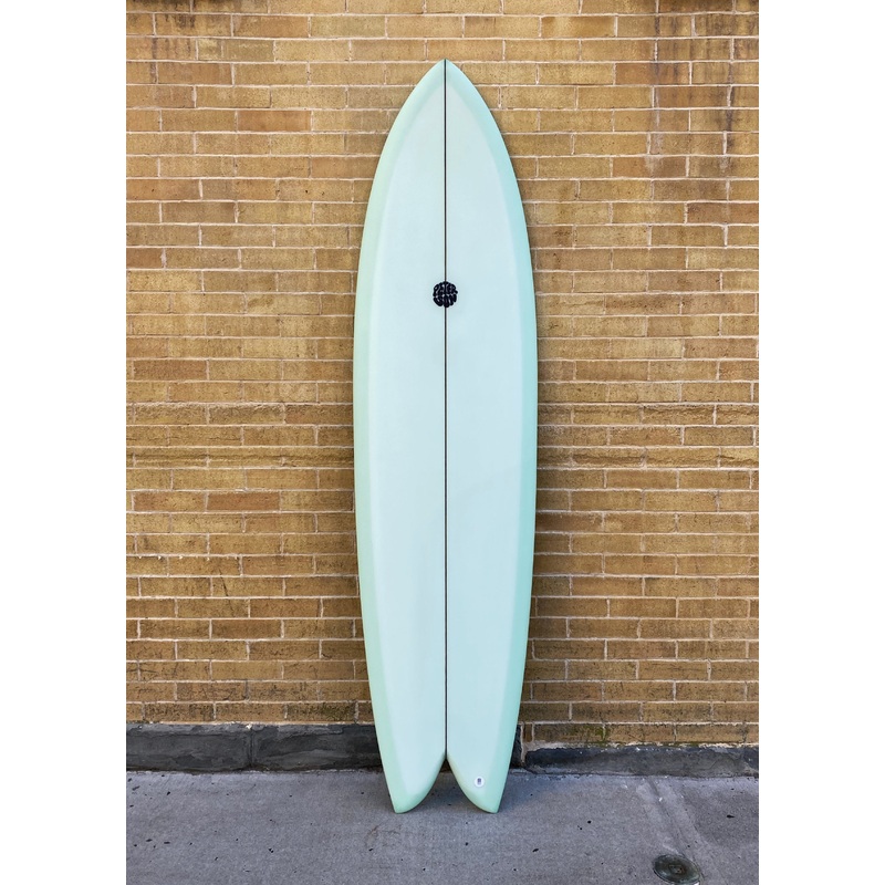 6’10” Peterson Surfcraft Long Fish – Coke Bottle
