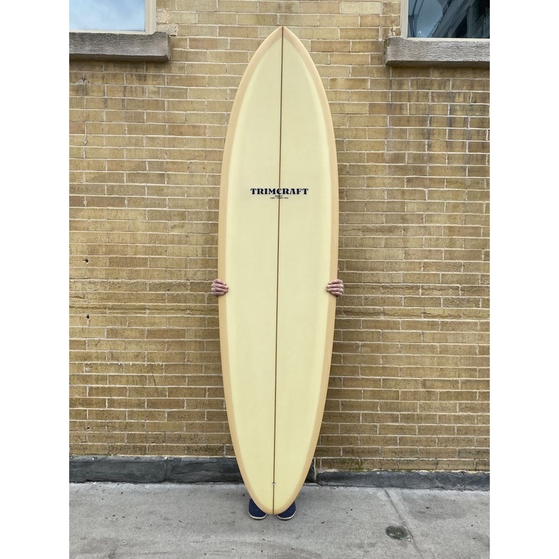 7’0″ Trimcraft Surfboards Burner – Light Yellow/Peach