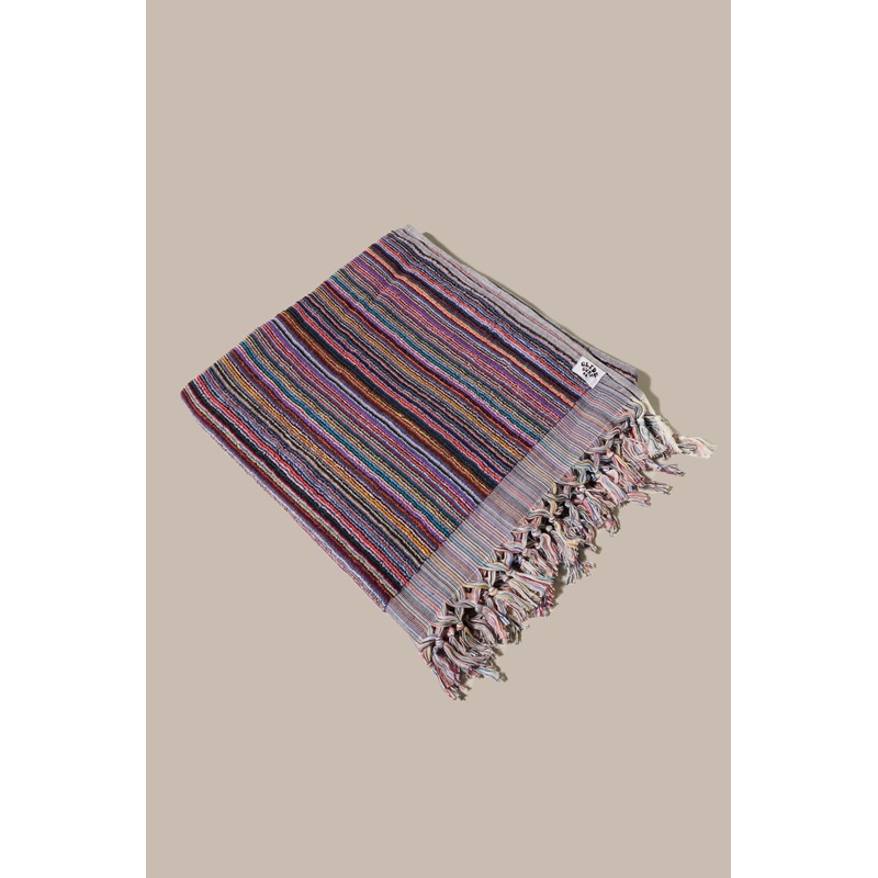 Glide Turkish Terry Towel – Multi Stripe