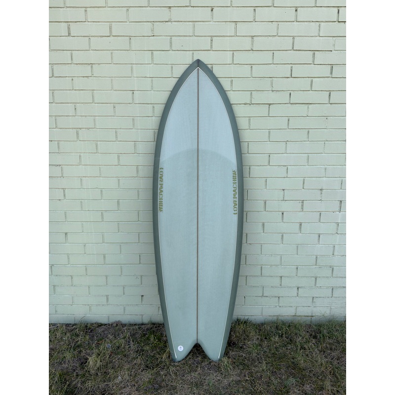 5’3″ Lovemachine Surfboards Wills Fish – Spruce