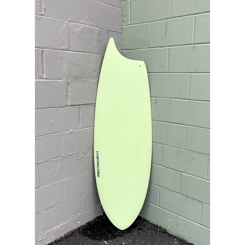 5’9″ Lovemachine Surfboards Rabbitsfoot  Lime Green – Regular