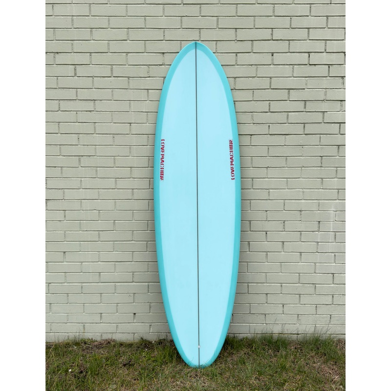 6’4″ Lovemachine Surfboards Cheet – Turquoise