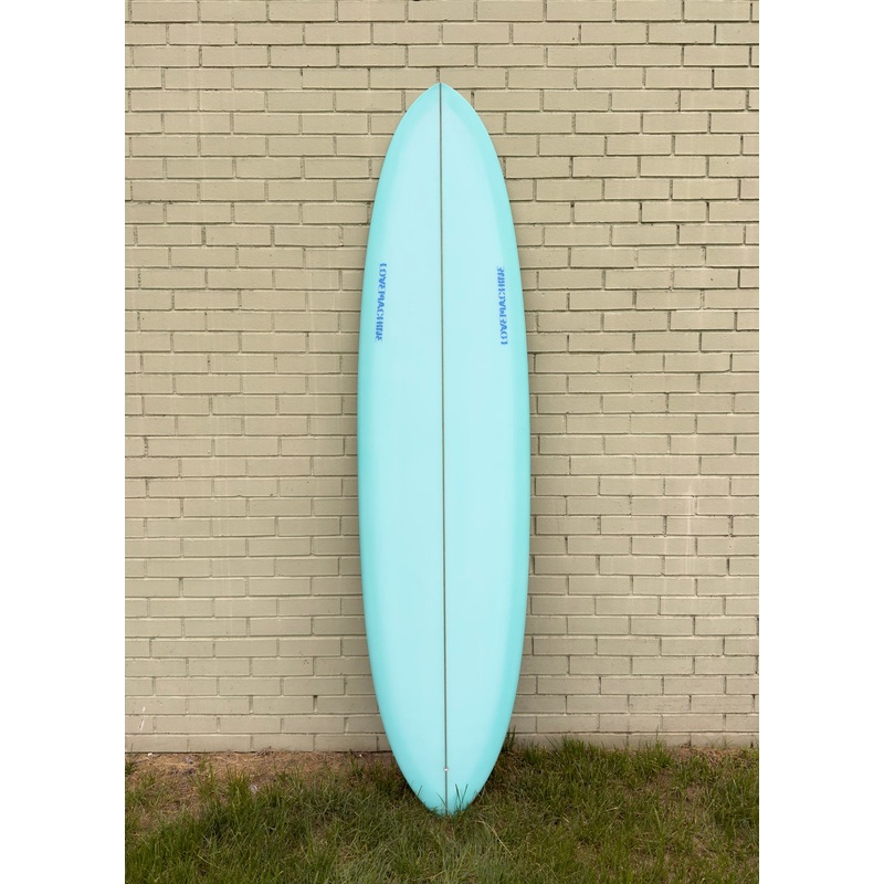 7’4″ Lovemachine Surfboards Thick Lizzy – Aqua