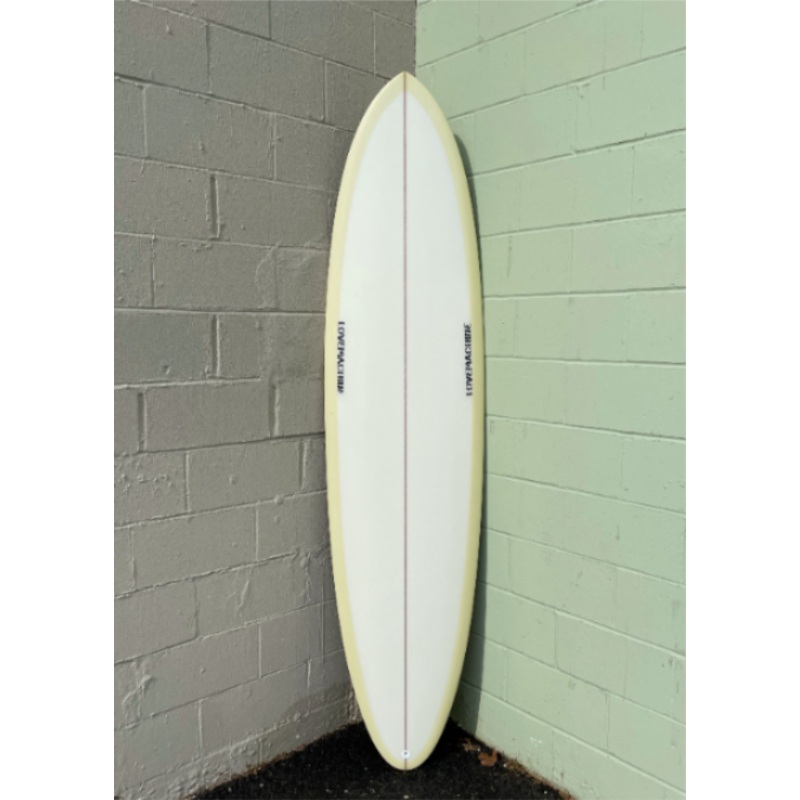 7’8″ Lovemachine Surfboards FM – Yellow