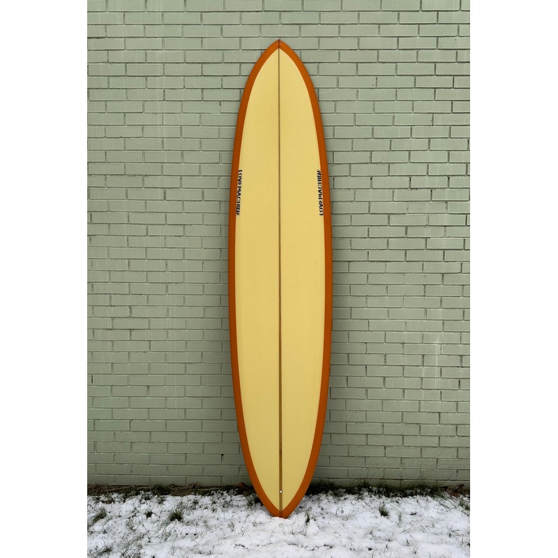 8’6″ Lovemachine Surfboards Thick Lizzy – Orange & Yellow