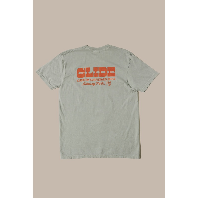 Glide Custom Surfboard Shop tee – Bay