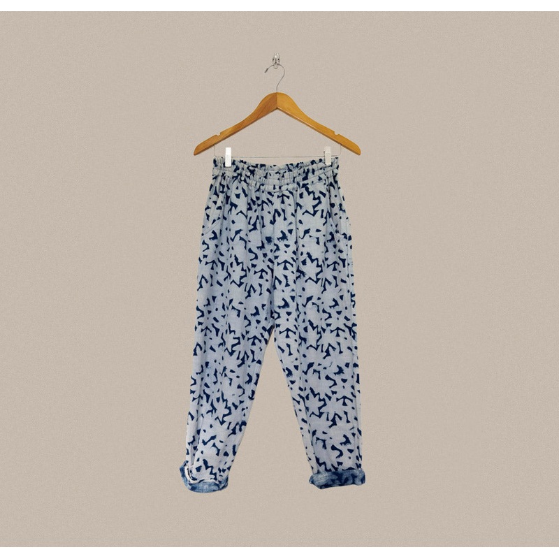 Po-em Deck Pant – Indigo Flor