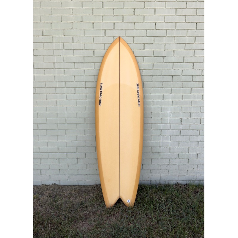 5’9″ Lovemachine Surfboards Wills Fish – Apricot