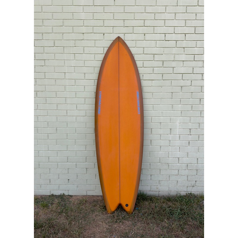 6’1″ Lovemachine Surfboards Wills Fish – Orange/Green