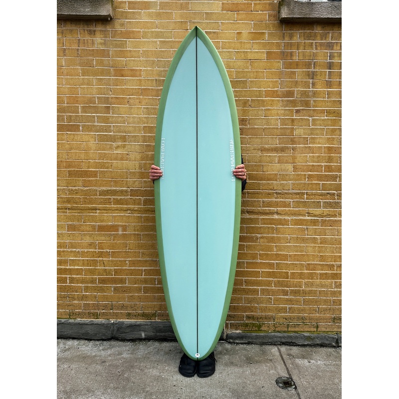 6’6″ Lovemachine Surfboards FM – Sage/Blue