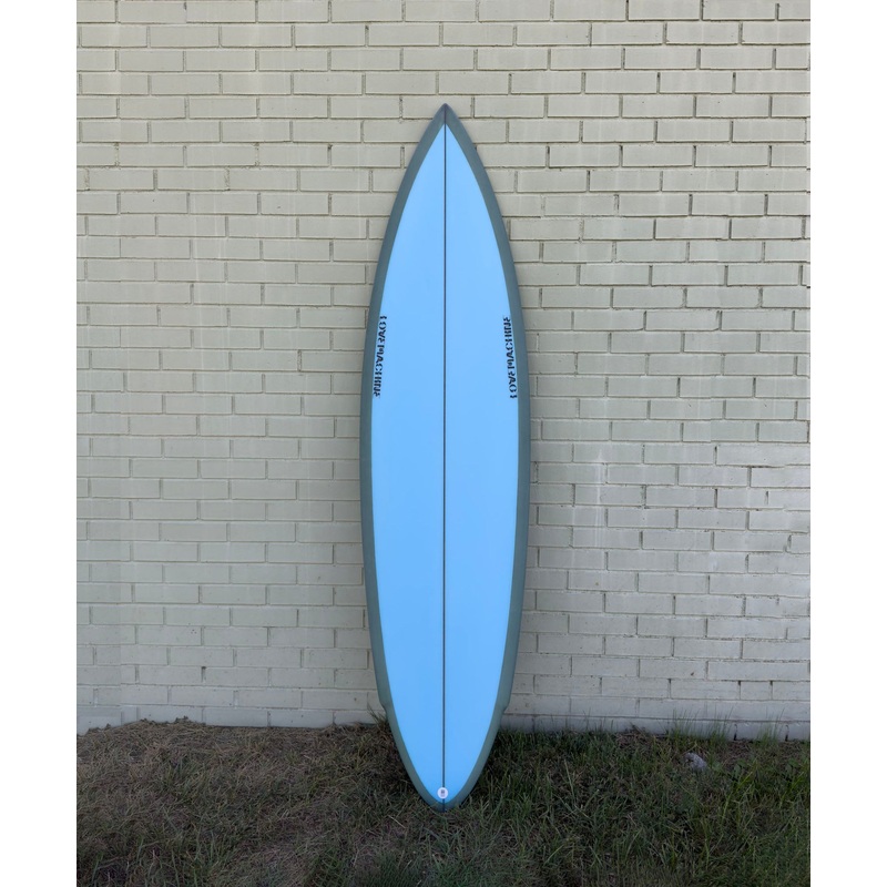 6’6″ Lovemachine Surfboards TWRP – Blue/Spruce