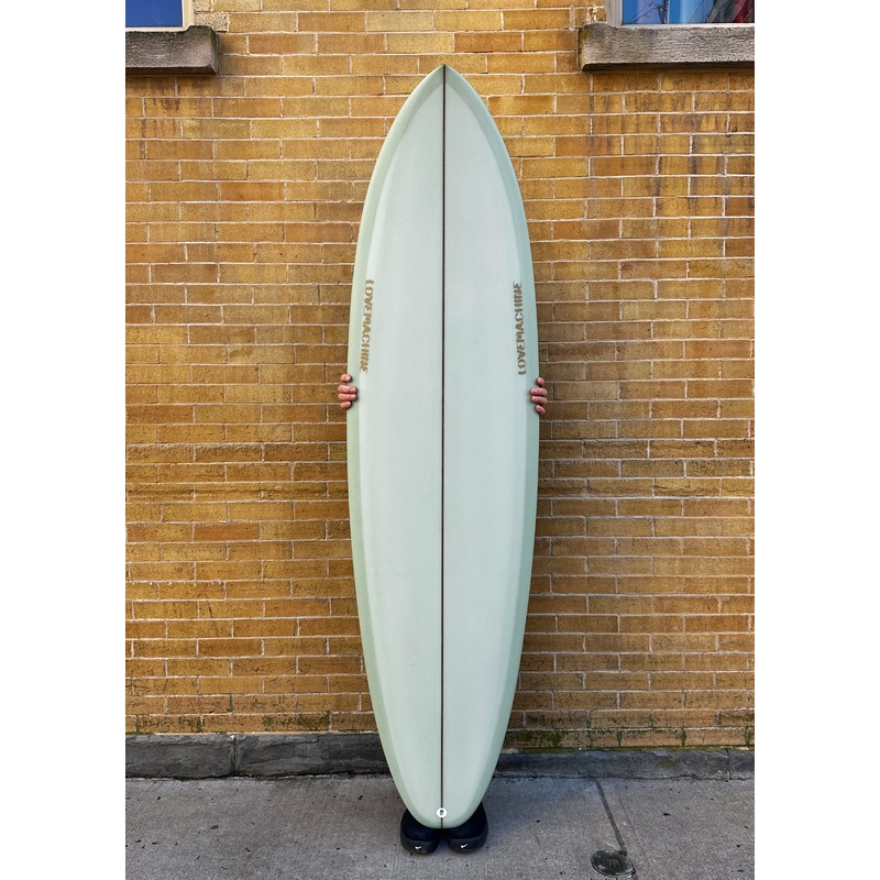 6’9″ Lovemachine Surfboards FM – Light Sage