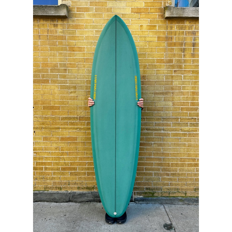 6’9″ Lovemachine Surfboards FM – Teal