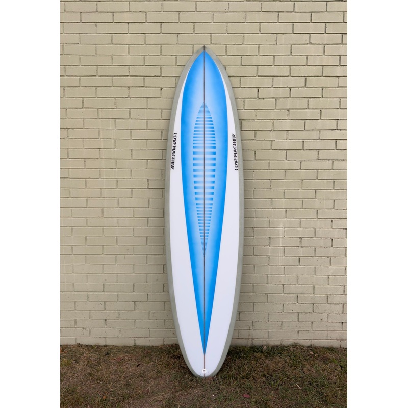 7’0″ Lovemachine Surfboards FM – Cosmic Blue / Green