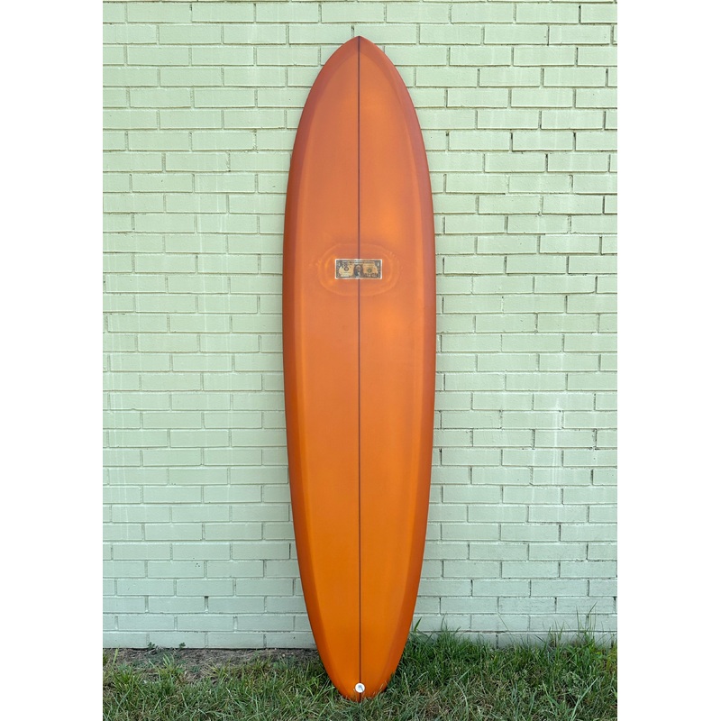 7’0″ McCallum Surfboards Kimbo Twin – Whiskey Orange