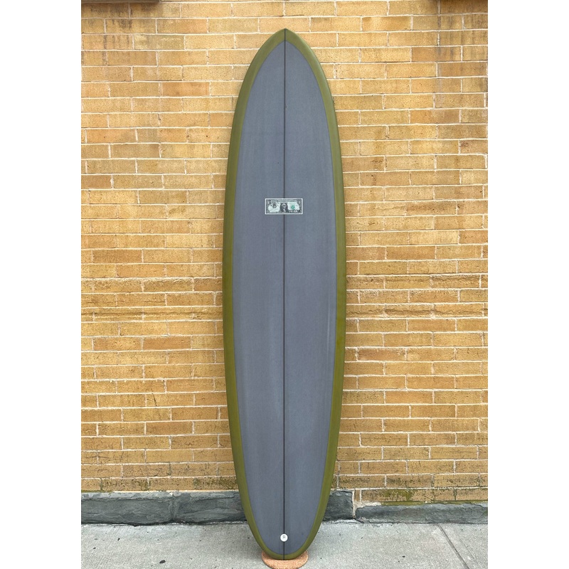 7’0″ McCallum Surfboards Twin Egg – Smoke/Chartreuse