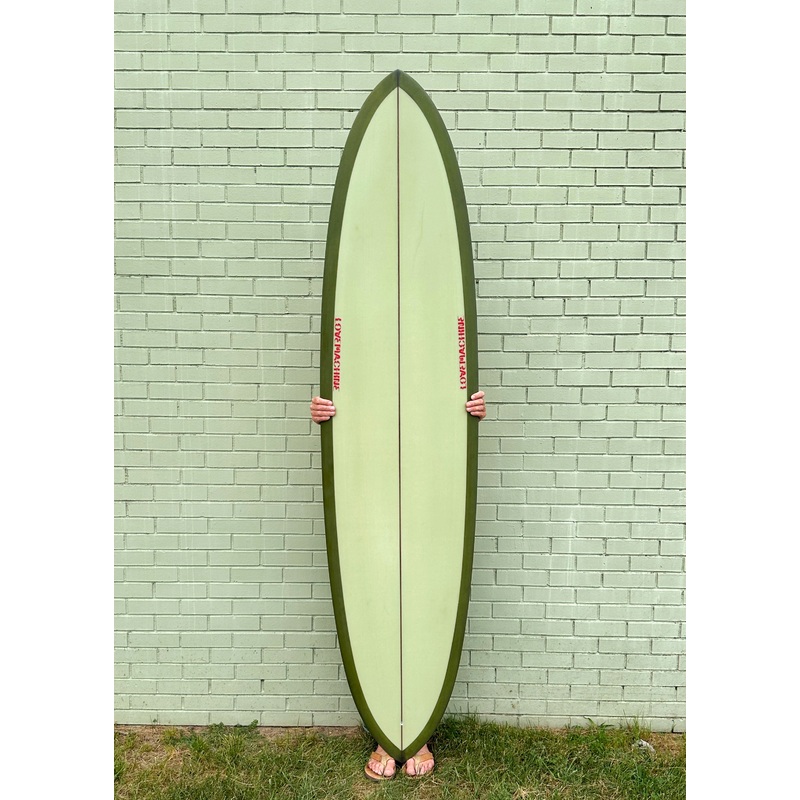 7’10” Lovemachine Surfboards Thick Lizzy – Olive/Forest