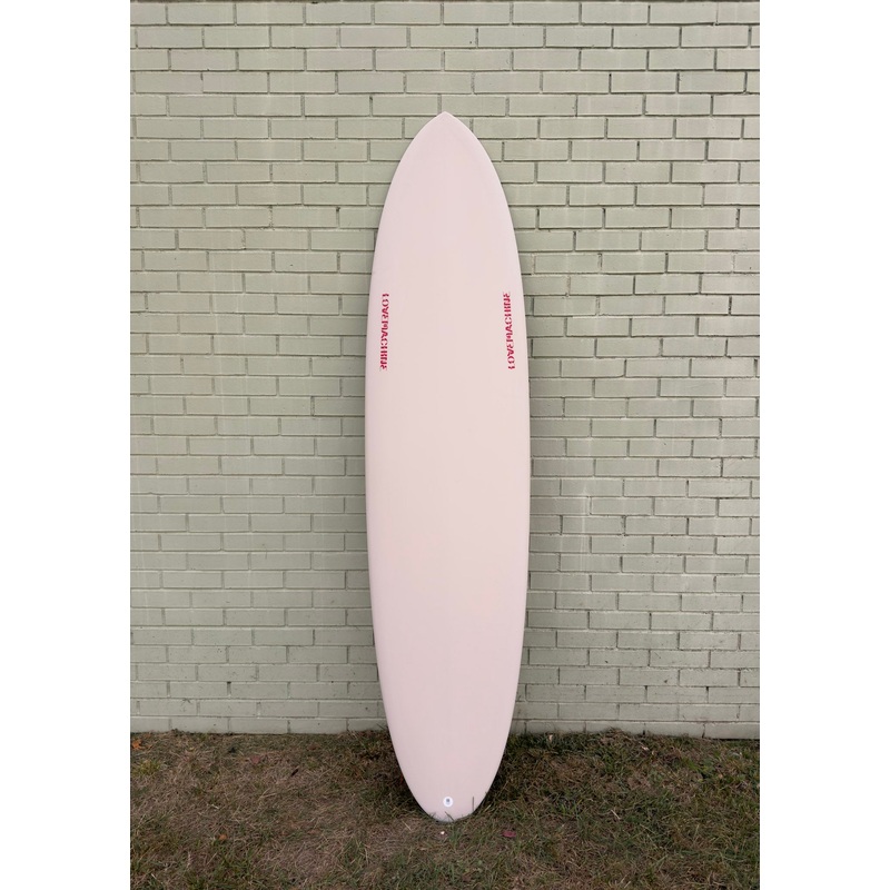 7’2″ Lovemachine Surfboards FM – Ecru